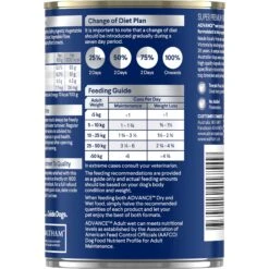 Advance Healthy Weight Chicken With Rice Adult Dog Wet Food -KONG Shop 0015024 advance healthy weight wet dog food chicken with rice 405g x 12 cans