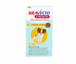 Bravecto 1 Month Chew For Very Small Dog 2-4.5kg (Yellow)