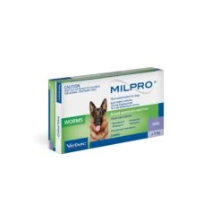 Virbac Milpro Film-Coated Allwormer Tablets For Dogs (5-25kg) -KONG Shop 84015601 BOX 308152 MILPRO CN 2CP VAU E COM 2000x2000 left 76aa0be7 2101 48a0 adc2 b5dc28c1bd46