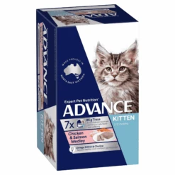 Advance Chicken & Salmon Medley Kitten Wet Food