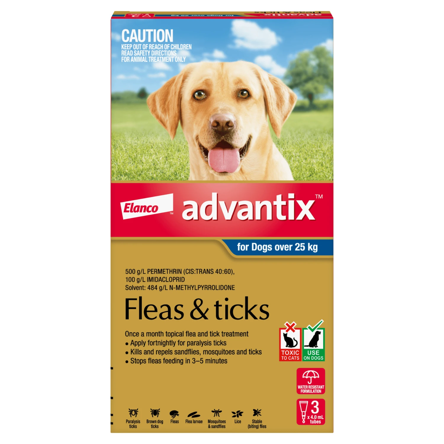 Advantix Blue Extra Large Dog (>25kg) 3 Advantix Blue Extra Large Dog (>25kg)
