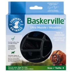 Baskerville Ultra Muzzle For Dogs -KONG Shop BaskervilleUltraMuzzleRegionAPackagingSize41000x1000px