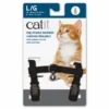 Catit Nylon Cat Adjustable Harness Large -KONG Shop CatitNylonCatAdjustableHarnessLargeBlack