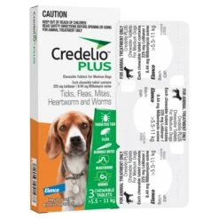 Credelio Plus For Medium Dogs 5.5-11kg Orange -KONG Shop ELAN 5420036941477 7