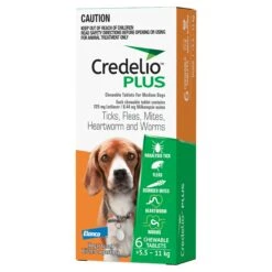 Credelio Plus For Medium Dogs 5.5-11kg Orange -KONG Shop ELAN 5420036952817 0
