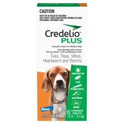 Credelio Plus For Medium Dogs 5.5-11kg Orange -KONG Shop ELAN 5420036952817 1