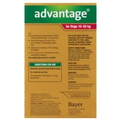 Advantage Red Large Dog (10-25kg) -KONG Shop ELAN 9310160805560 2