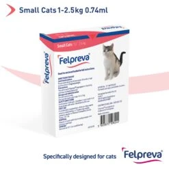 Vetoquinol Felpreva Spot On For Small Cats (1-2.5kg) -KONG Shop Felpreva SmallCats RenderBackE RetailerAUV3