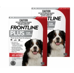 Frontline Plus For Extra Large Dogs 40 – 60 Kg (Red) -KONG Shop FrontlinePlusExtraLargeDog