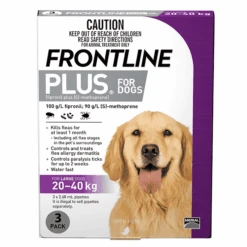 Frontline Plus For Large Dogs 20 - 40 Kg (Purple)