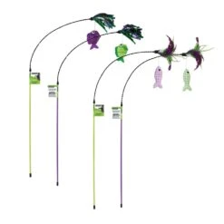 Go!Cat!Go! Fish Teaser Wand - Assorted Colours
