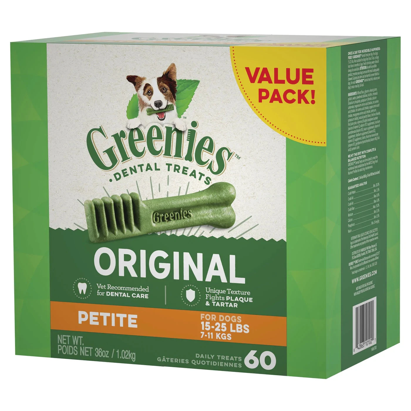 Greenies Original Value Pack Petite (For Dogs 7-11kg) 6 Greenies Original Value Pack Petite (For Dogs 7-11kg) - Image 4