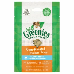 Greenies Feline Dental Treat Oven Roasted Chicken