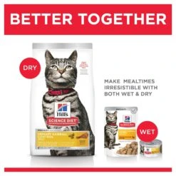 Hill's Science Diet Urinary Hairball Control Adult Cat Dry Food -KONG Shop HILL 052742002194 13
