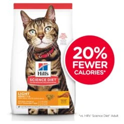 Hill's Science Diet Light Adult Cat Dry Food -KONG Shop HILL 052742004914 19