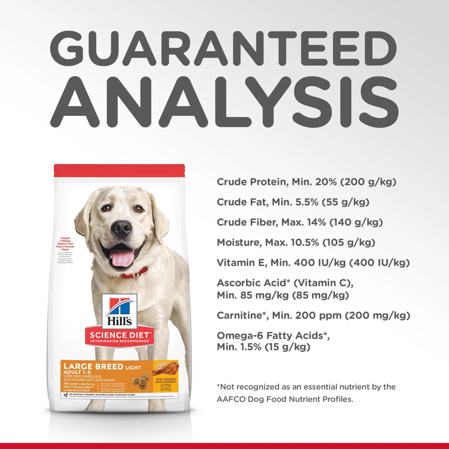 Hill's Science Diet Light Large Breed Adult Dog Dry Food 8 Hill's Science Diet Light Large Breed Adult Dog Dry Food - Image 6