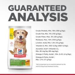 Hill's Science Diet Youthful Vitality Mature Small Toy Breed Dry Dog Food -KONG Shop HILL 052742012032 12