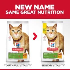 Hill’s Science Diet Youthful Vitality Mature 7+ Cat Dry Food -KONG Shop HILL 052742012131 7