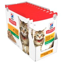 Hill’s Science Diet Tender Chicken Dinner Kitten Wet Food 85g Pouches -KONG Shop HILL 052742017488 7