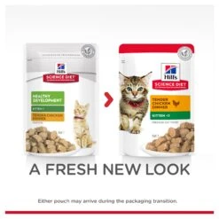 Hill’s Science Diet Tender Chicken Dinner Kitten Wet Food 85g Pouches -KONG Shop HILL 052742017488 8