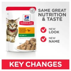 Hill’s Science Diet Tender Chicken Dinner Kitten Wet Food 85g Pouches -KONG Shop HILL 052742017488 9