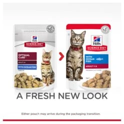 Hill’s Science Diet With Ocean Fish Adult Cat Wet Food 85g Pouches -KONG Shop HILL 052742017631 8