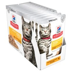 Hill's Science Diet Urinary Hairball Control Chicken Adult Cat Wet Food 85g Pouches -KONG Shop HILL 052742017785 7