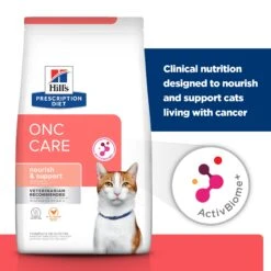 Hill's Prescription Diet ONC Care Adult Cat Dry Food -KONG Shop HILL 052742058146 20
