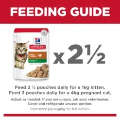 Hill’s Science Diet With Turkey Kitten Wet Food 85g Pouches -KONG Shop HILL 052742060408 12
