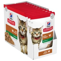 Hill’s Science Diet With Turkey Kitten Wet Food 85g Pouches -KONG Shop HILL 052742060408 7