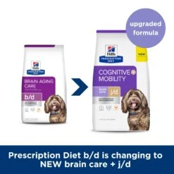 Hill's Prescription Diet Brain Care + J/d Mobility With Chicken Adult Dog Dry Food -KONG Shop HILL 052742075327 9