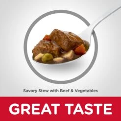 Hill's Science Diet Savoury Stew With Beef & Vegetables Adult Dog Wet Food 370g Cans -KONG Shop HILL 052742143101 14