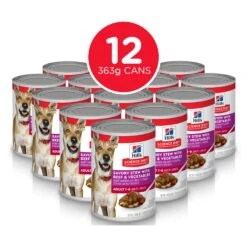 Hill's Science Diet Savoury Stew With Beef & Vegetables Adult Dog Wet Food 370g Cans -KONG Shop HILL 052742143101 20