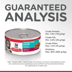 Hill's Science Diet Tender Tuna Dinner Adult Cat Wet Food 156g Cans -KONG Shop HILL 052742177205 16