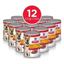 Hill's Science Diet Chicken & Barley Entree Adult Dog Wet Food 370g Cans -KONG Shop HILL 052742703701 20