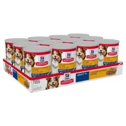 Hill's Science Diet Mature Adult Chicken & Barley Entree Adult Dog Wet Food 370g Cans -KONG Shop HILL 052742705507 3