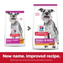 Hill's Science Diet Small Paws Adult 7+ Dry Dog Food -KONG Shop HILL 052742909905 7