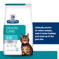 Hill's Prescription Diet Feline T/d Dental Care Cat Dry Food -KONG Shop HILL 52742005768NEW 16