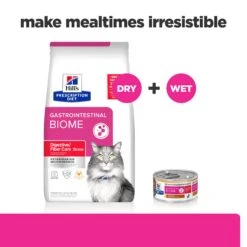 Hill's Prescription Diet Gastrointestinal Biome Stress Digestive/Fibre Care Dry Cat Food -KONG Shop HILL 52742024554NEW 9