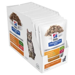 Hill's Prescription Diet C/d Multicare Stress Urinary Care + Metabolic Weight Adult Cat Wet Food 85g Pouches -KONG Shop HILL 52742038537 0