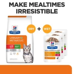 Hill's Prescription Diet C/d Multicare Stress Urinary Care + Metabolic Weight Adult Cat Wet Food 85g Pouches -KONG Shop HILL 52742038537 13