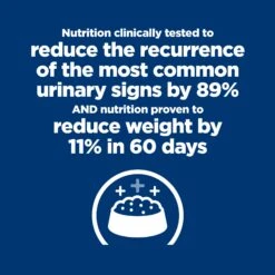 Hill's Prescription Diet C/d Multicare Stress Urinary Care + Metabolic Weight Adult Cat Wet Food 85g Pouches -KONG Shop HILL 52742038537 8