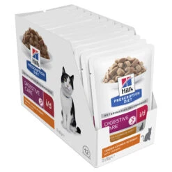 Hill's Prescription Diet I/d Digestive Care Adult Cat Wet Food 85g Pouches -KONG Shop HILL 52742040745 0