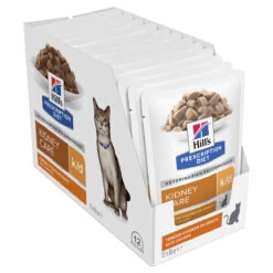 Hill's Prescription Diet K/d Kidney Care Chicken Adult Cat Wet Food 85g Pouches -KONG Shop HILL 52742118710 0