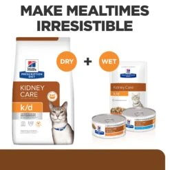 Hill's Prescription Diet K/d Kidney Care Chicken Adult Cat Wet Food 85g Pouches -KONG Shop HILL 52742118710 13
