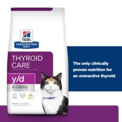 Hill's Prescription Diet Feline Y/d Thyroid Care Dry Cat Food 31 Hill's Prescription Diet Feline Y/d Thyroid Care Dry Cat Food -KONG Shop HILL 52742149707NEW 19