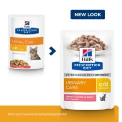 Hill's Prescription Diet C/d Multicare Salmon Adult Cat Wet Food 85g Pouches -KONG Shop HILL 52742188218 7