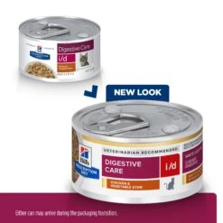 Hill's Prescription Diet I/d Digestive Care Chicken & Vegetable Stew Adult Cat Wet Food 82g Cans -KONG Shop HILL 52742339207NEW 4