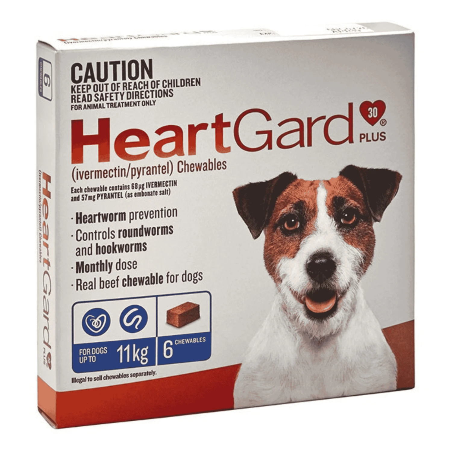 HeartGard 30 Plus For Small Dogs (Up To 11 Kg) Blue