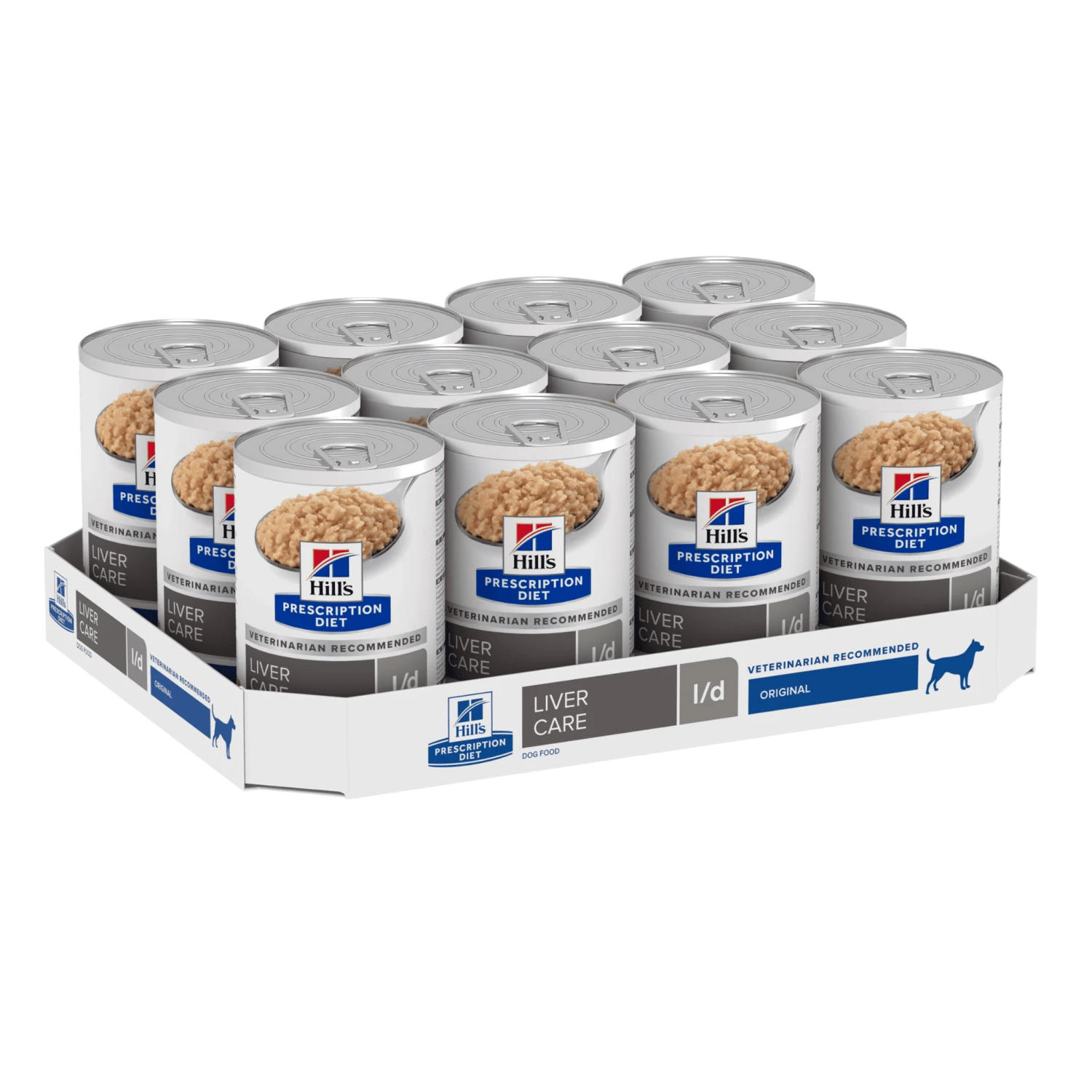 Hill's Prescription Diet L/d Liver Care Adult Dog Wet Food 370g Cans - Image 2